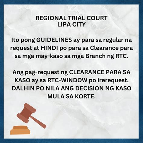 UPDATED GUIDE FOR INQUIRIES, CLEARANCES, and .